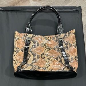 Animal print bag
